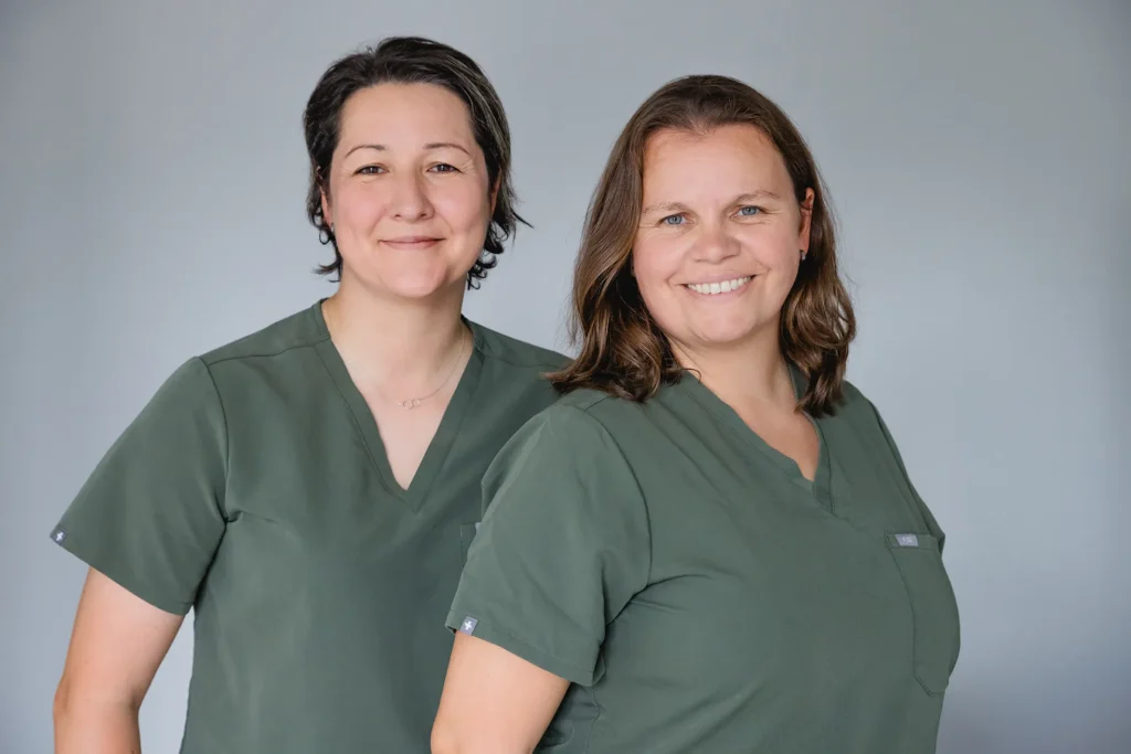 Julia Butz und Julia Kaiser, Gründerinnen von H&H trifft Medizin in Ludwigsburg